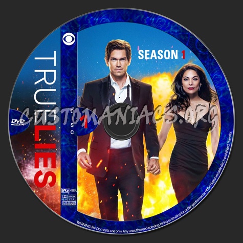 True Lies - Season 1 dvd label
