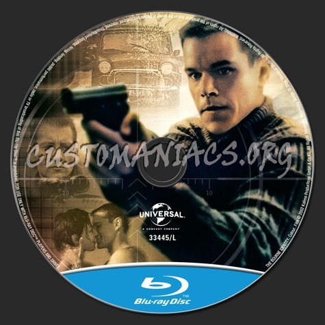 The Bourne Identity blu-ray label