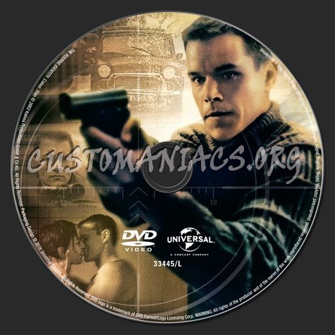 The Bourne Identity dvd label