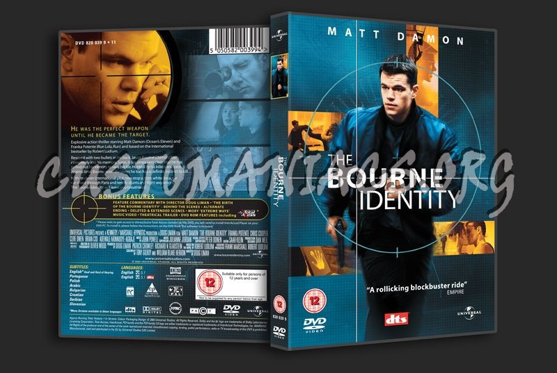 The Bourne Identity dvd cover