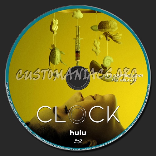 Clock blu-ray label