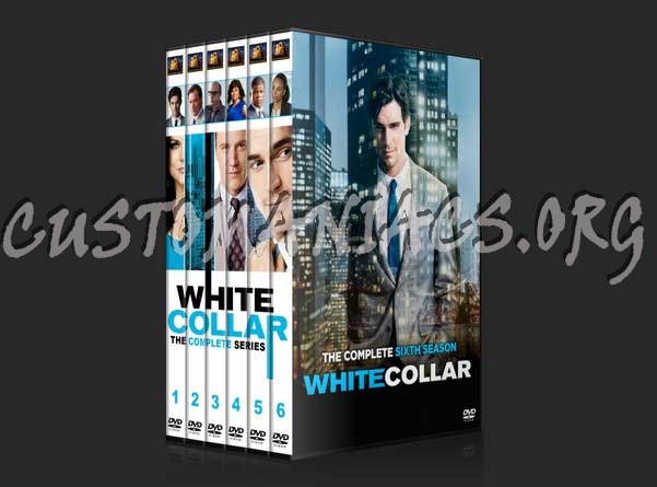 White Collar - The Complete Series (spanning spine) dvd cover