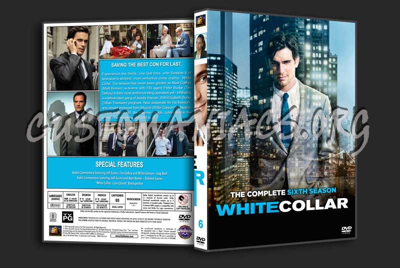 White Collar - The Complete Series (spanning spine) dvd cover