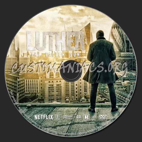 Luther: The Fallen Sun dvd label