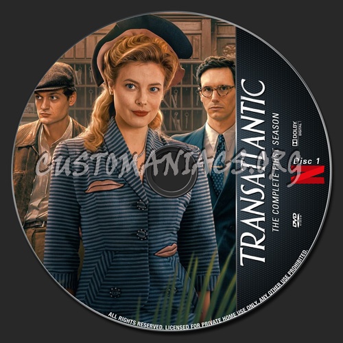 Transatlantic Season 1 dvd label