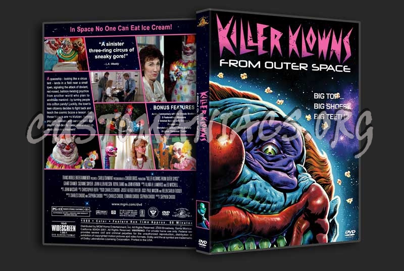 Killer Klowns from Outer Space dvd cover