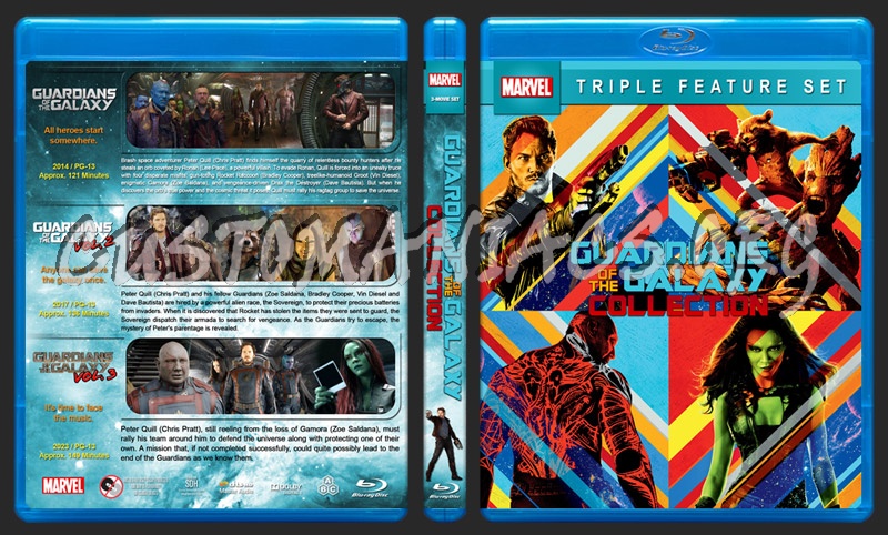 Guardians of the Galaxy Collection blu-ray cover