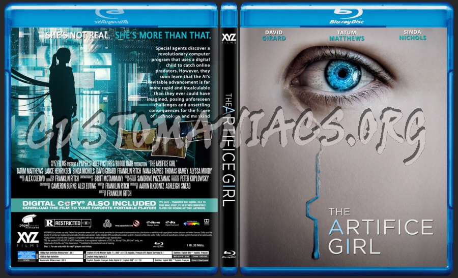 The Artifice Girl blu-ray cover