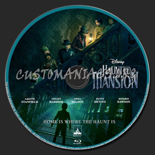 Haunted Mansion bluray label DVD Covers & Labels by Customaniacs, id