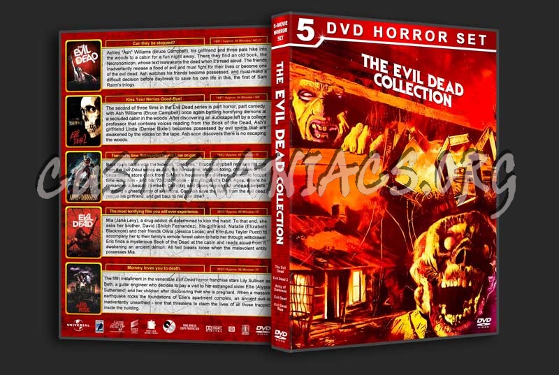 The Evil Dead Collection dvd cover