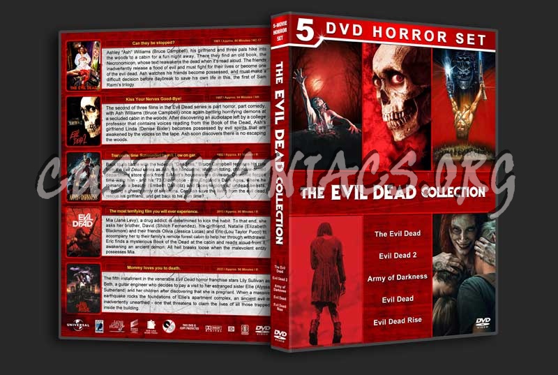 The Evil Dead Collection dvd cover