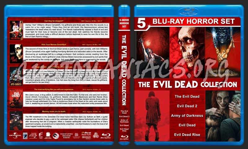 The Evil Dead Collection blu-ray cover