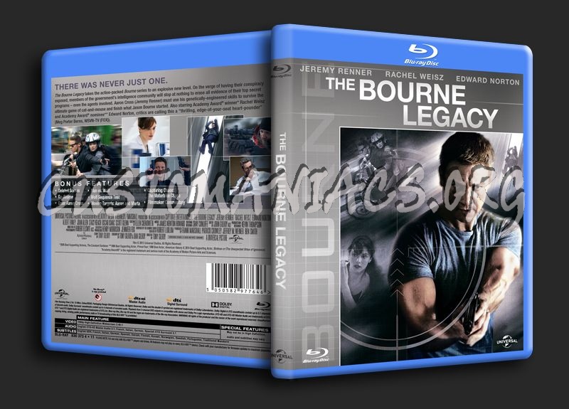 The Bourne Legacy blu-ray cover