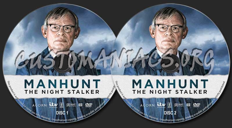 Manhunt: The Night Stalker dvd label