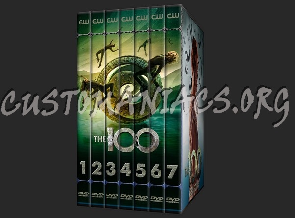 The 100 full series with spine dvd cover