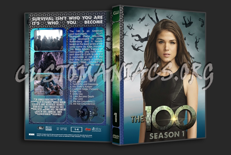 The 100 full series with spine dvd cover