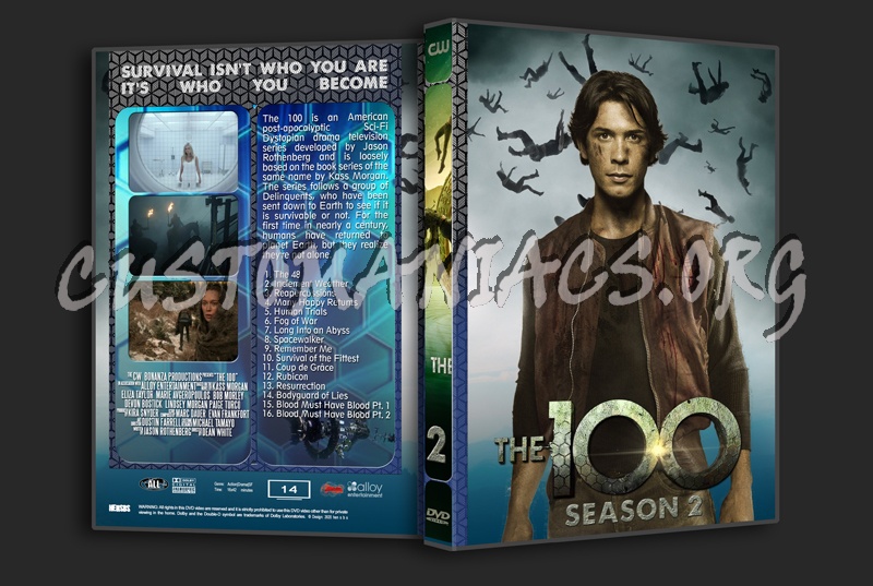 The 100 full series with spine dvd cover