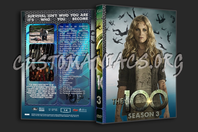 The 100 full series with spine dvd cover