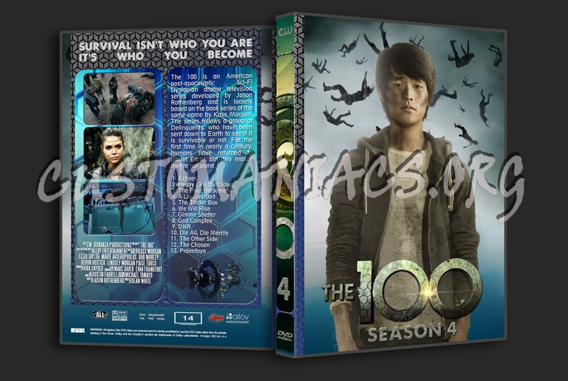 The 100 full series with spine dvd cover