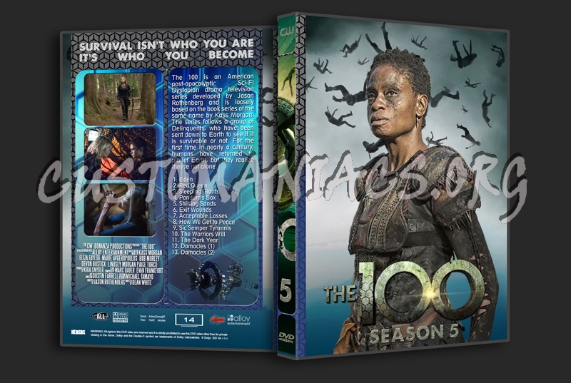 The 100 full series with spine dvd cover