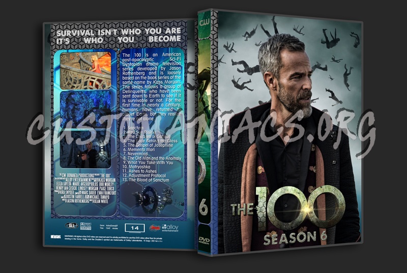 The 100 full series with spine dvd cover