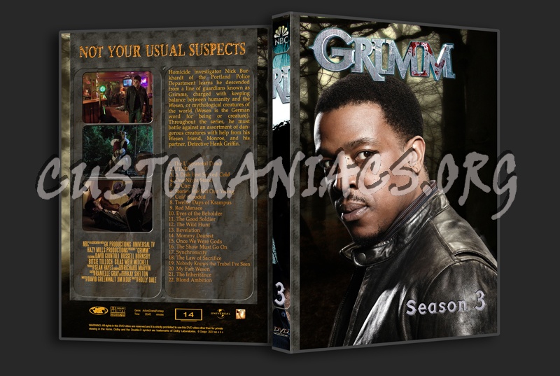 Grimm - Full Series (spanning spine) dvd cover