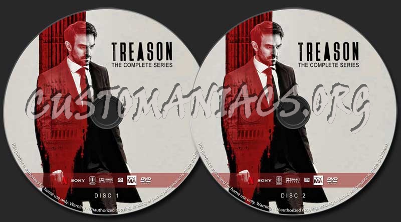 Treason (TV mini-series) dvd label