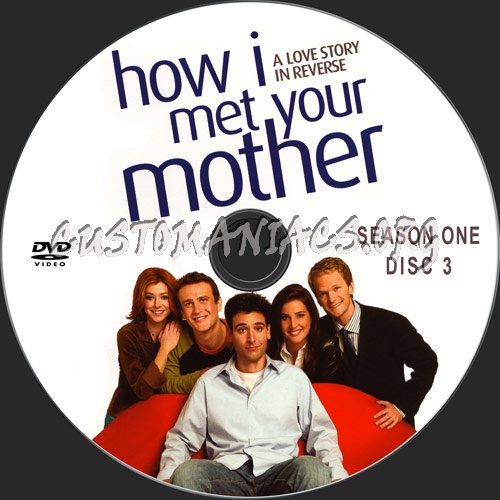 How I Met Your Mother Season 1 dvd label