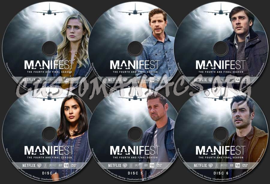 Manifest - Season 4 dvd label