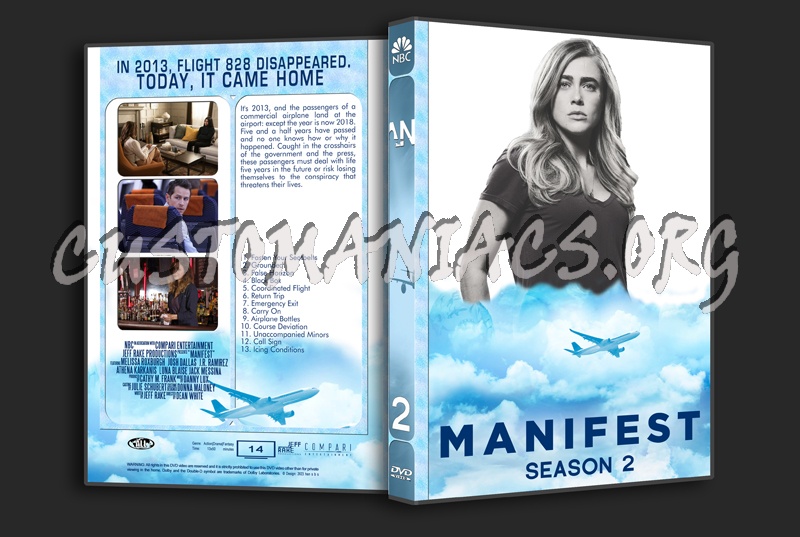 Manifest - Full Series (spanning spine) dvd cover