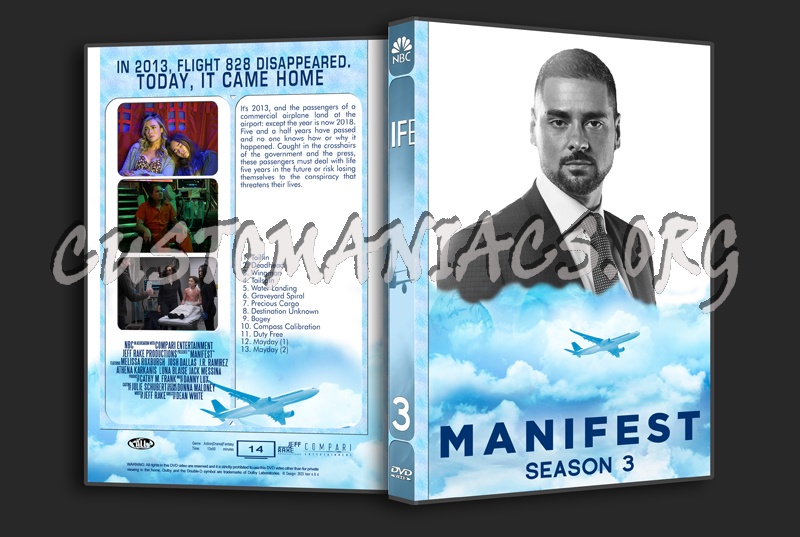 Manifest - Full Series (spanning spine) dvd cover