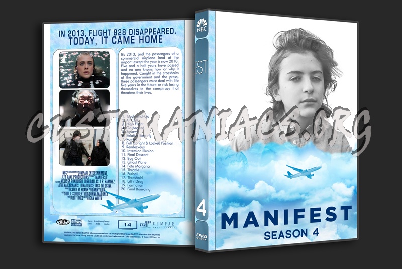 Manifest - Full Series (spanning spine) dvd cover