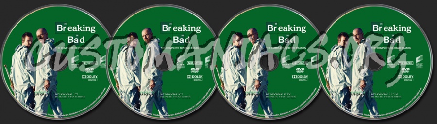 Breaking Bad Season 2 dvd label