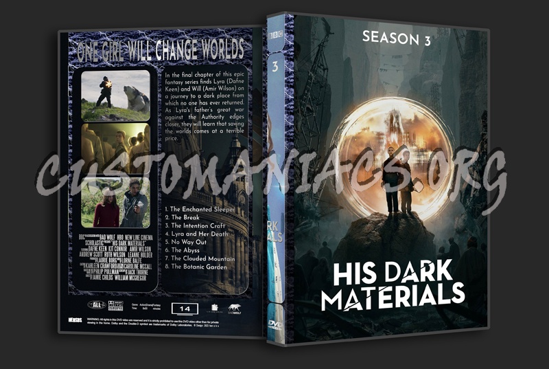 His Dark Materials - Complete Series (spanning spine) dvd cover