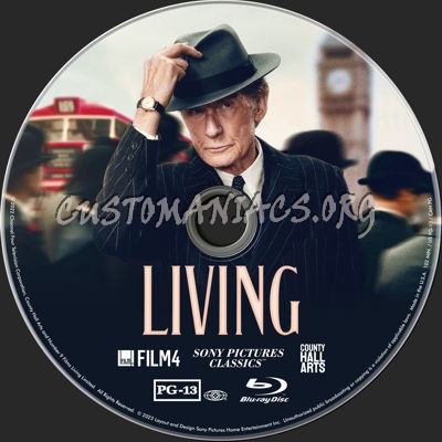 Living (2022) blu-ray label