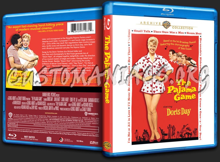 The Pajama Game (1957) blu-ray cover