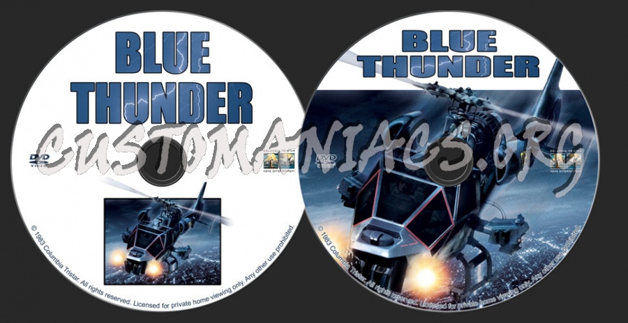 Blue Thunder dvd label - DVD Covers & Labels by Customaniacs, id: 46915 ...