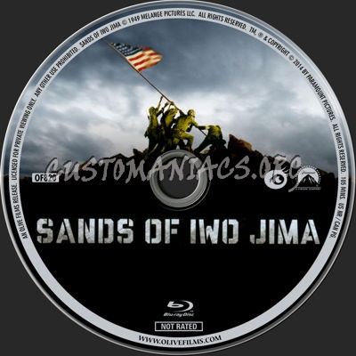 The Sands of Iwo Jima (1949) blu-ray label