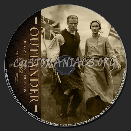 Outlander Season 7 dvd label