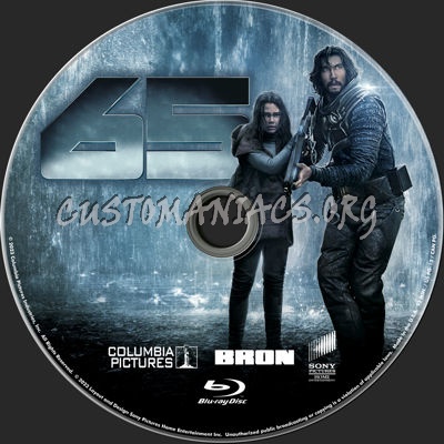 65 (2023) blu-ray label