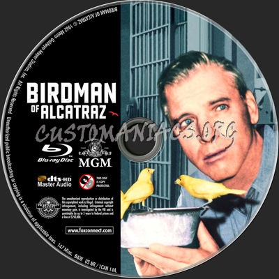 Birdman of Alcatraz (1962) blu-ray label