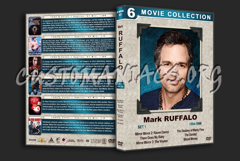 Mark Ruffalo Film Collection - Set 1 (1994-1996) dvd cover