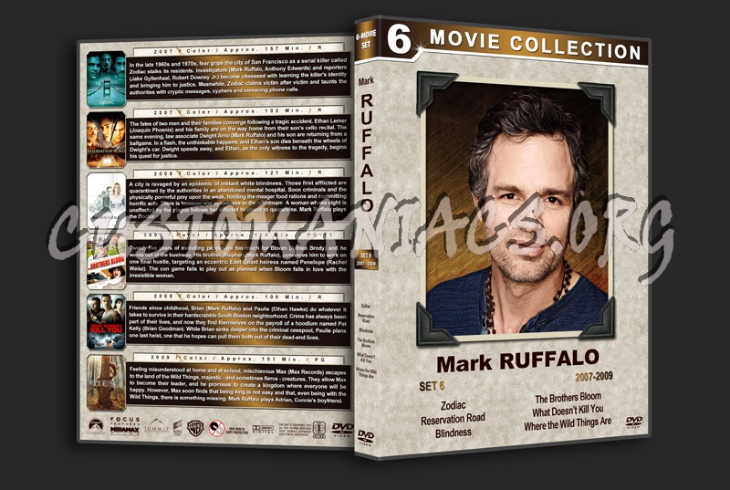 Mark Ruffalo Film Collection - Set 6 (2007-2009) dvd cover