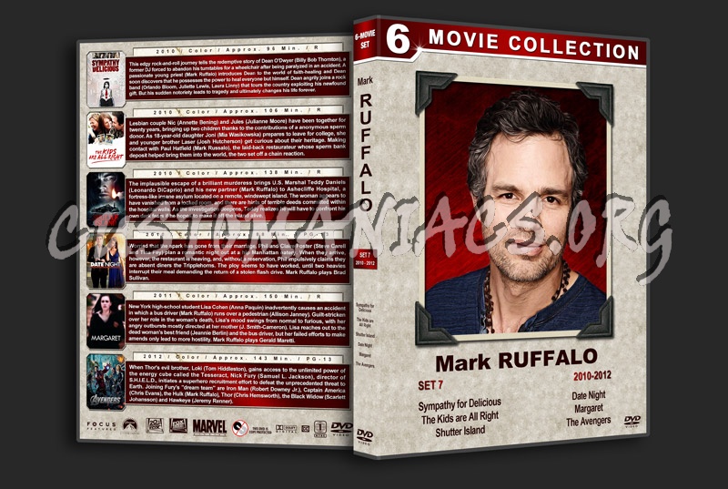 Mark Ruffalo Film Collection - Set 7 (2010-2012) dvd cover