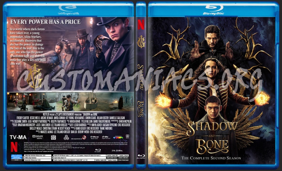 Shadow & Bone Season 2 blu-ray cover