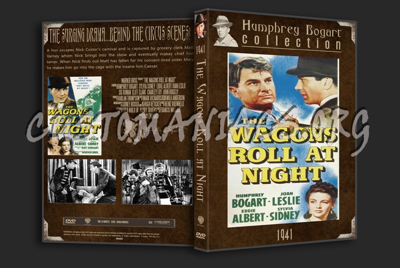 Bogart Collection 40 The Wagons Roll at Night (1941) dvd cover