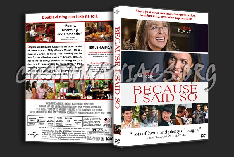 Because I Said So dvd cover