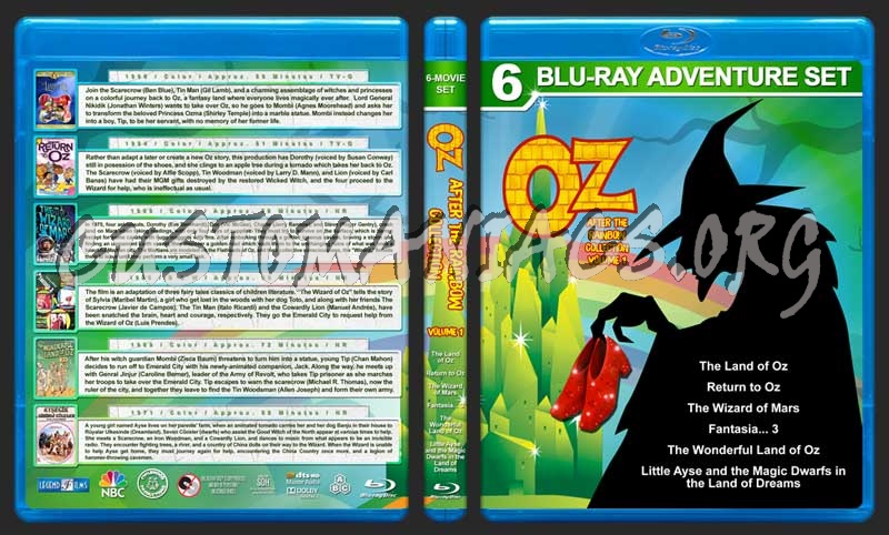 Oz After the Rainbow Collection - Volume 1 blu-ray cover