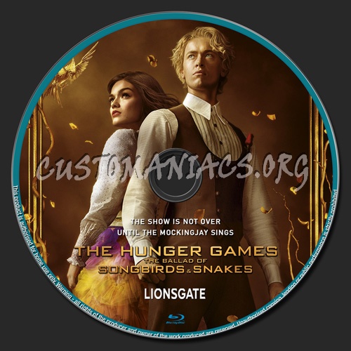 The Hunger Games:Songbirds & Snakes blu-ray label