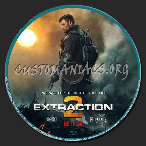 Extraction 2 blu-ray label